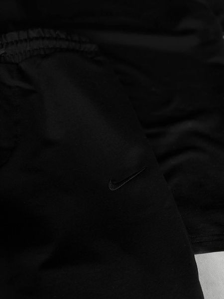 Мужской летний костюм Nike Футболка Штаны черный Комплект Найк Моло-110-81 фото