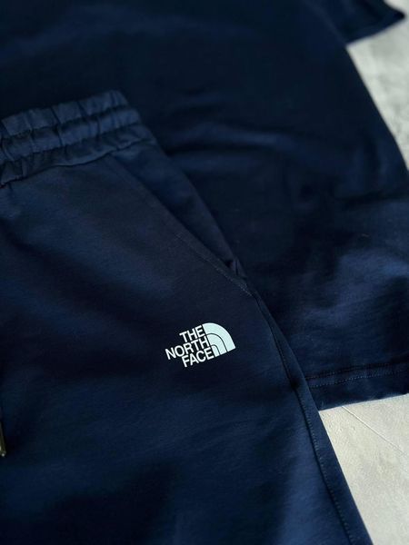 Мужской летний костюм The North Face Футболка Шорты синий Комплект ТНФ Моло-T-NF6 фото