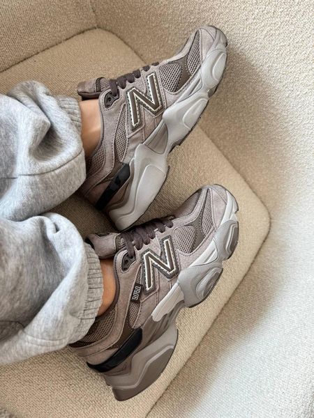 Жіночі кросівки New Balance 9060 коричневі замшеві Нью Беланс у сітку Arm-ZX223 фото