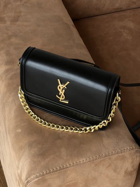 Жіноча сумка Saint Laurent Solferino чорна Any-20224-1 (коп1) фото