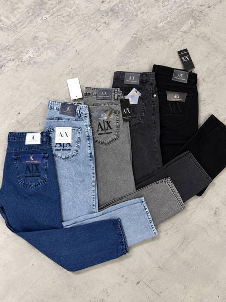 Чоловічі джинси Armani Exchange A|X чорні Bran-8 фото