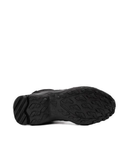 Мужские зимние кроссовки Adidas Terrex Swift R2 Mid Gore-Tex черные Адидас рипстоп на гортекс Pow-AD094 фото