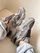 Жіночі кросівки New Balance 9060 коричневі замшеві Нью Беланс у сітку Arm-ZX223 фото 3