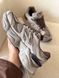Жіночі кросівки New Balance 9060 коричневі замшеві Нью Беланс у сітку Arm-ZX223 фото 2
