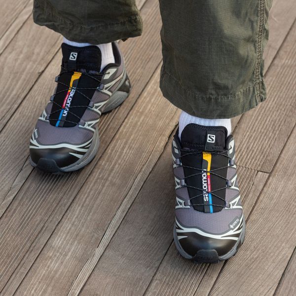 Мужские термокроссовки Salomon XT-6 Gore-Tex серые Inter-1909 фото
