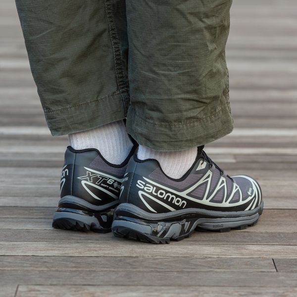 Мужские термокроссовки Salomon XT-6 Gore-Tex серые Inter-1909 фото