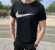 Чоловіча футболка Nike чорна Найк Hot-125 фото