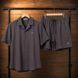 Мужской льняной костюм Lacoste черный Sta-222 фото 4