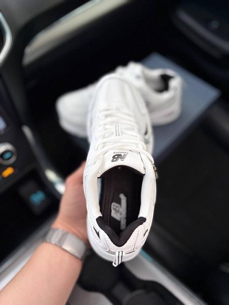 Мужские кроссовки New Balance 530 белые в сетку Нью Беланс Arm-N_B334 фото