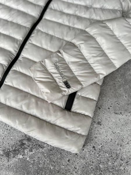 Чоловіча зимова куртка Columbia Omni-Heat Thermal без капюшона біла Коламбія з термопідкладкою Моло-71FV фото