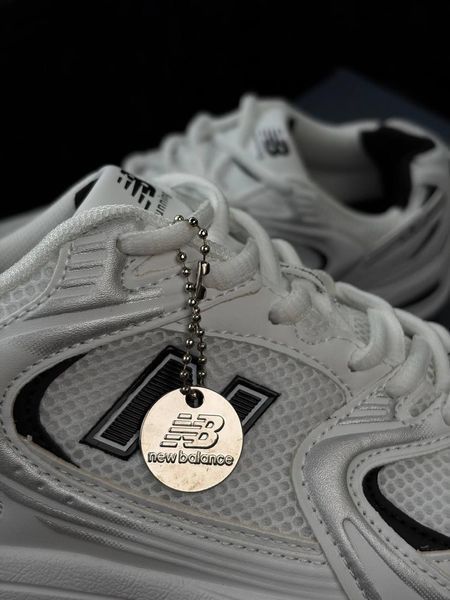 Мужские кроссовки New Balance 530 белые в сетку Нью Беланс Arm-N_B334 фото