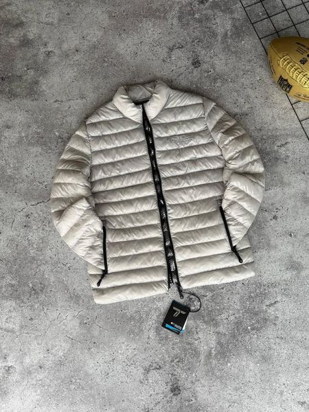 Чоловіча зимова куртка Columbia Omni-Heat Thermal без капюшона біла Коламбія з термопідкладкою Моло-71FV фото