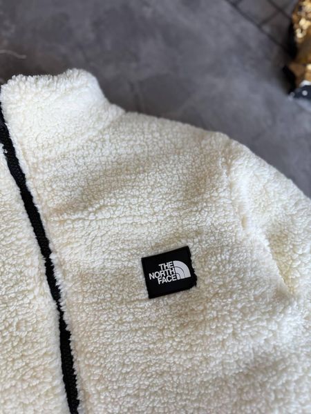 Чоловіча зимова куртка The North Face без капюшона двостороння сіра Моло-TNF102 фото