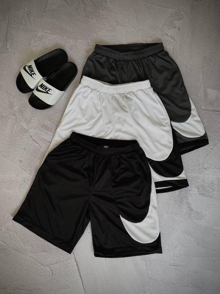Чоловічі спортивні шорти Nike Big Swoosh чорні Найк Біг Свуш Arm-Dr_33994 фото