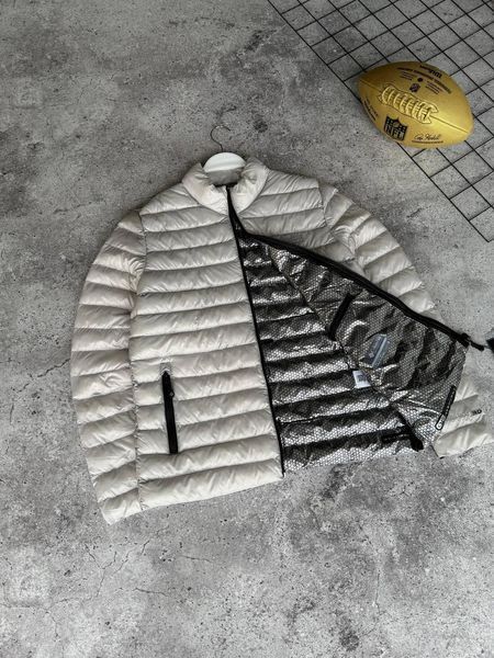 Чоловіча зимова куртка Columbia Omni-Heat Thermal без капюшона біла Коламбія з термопідкладкою Моло-71FV фото