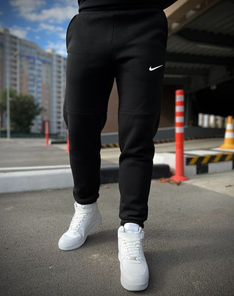 Мужской зимний спортивный костюм Nike 3в1 черный Комплект Найк Костюм Куртка Rap-RD013/RD015/RD277 фото