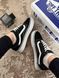 Женские кеды Vans Old Skool черно-белые замшевые Кроссовки Ванс Олд Скул Arm-VN001 (коп5) фото 6