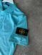 Чоловіча футболка Поло Stone Island бірюзова з патчем Теніска Стон Айленд Моло-004-5 фото 4