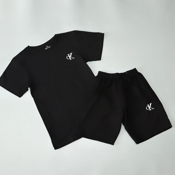 Мужской летний костюм Calvin Klein Футболка Шорты белый Комплект Кельвин Кляйн Will-C0001 фото