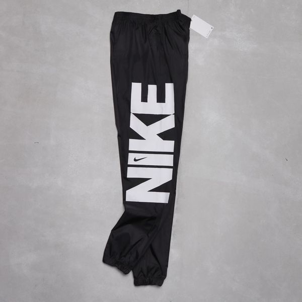 Мужские штаны Nike черные Брюки Найк из плащевки на резинке Ads-198 фото