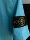 Чоловіча футболка Поло Stone Island бірюзова з патчем Теніска Стон Айленд Моло-004-5 фото 7