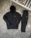 Мужской зимний спортивный костюм Nike 3в1 черный Комплект Найк Костюм Куртка Rap-RD013/RD015/RD277 фото 8