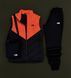 Мужской спортивный костюм The North Face из плащевки оранжевый Комплект ТНФ Жилетка Штаны Барсетка Intr-1620137284 фото 10