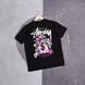 Мужская футболка Stussy черная хлопковая Тенниска Стусси Ads-213 фото 1