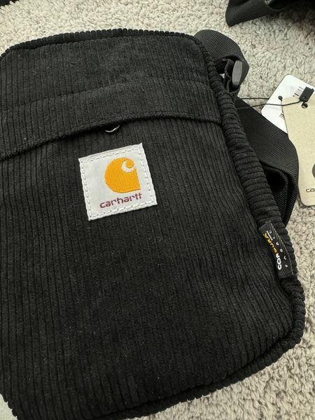 Месенджер Carhartt кордура чорний Сумка через плече Кархарт Cap-0128 фото