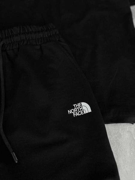 Чоловічий літній костюм The North Face Футболка Шорти чорний Комплект ТНФ Моло-T-NF4 фото