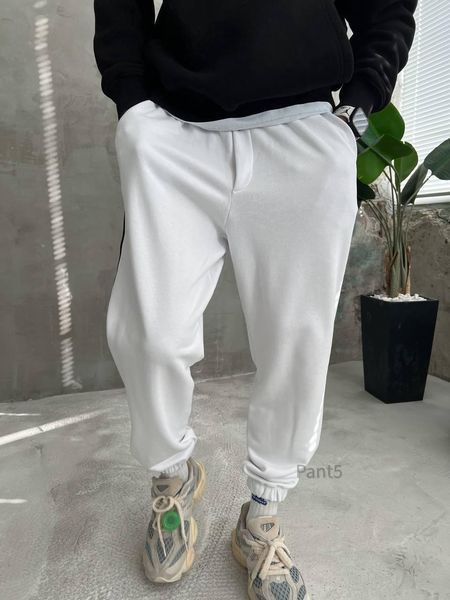 Чоловічі спортивні штани з лампасами білі Брюки на гумці Smm-pant5 фото