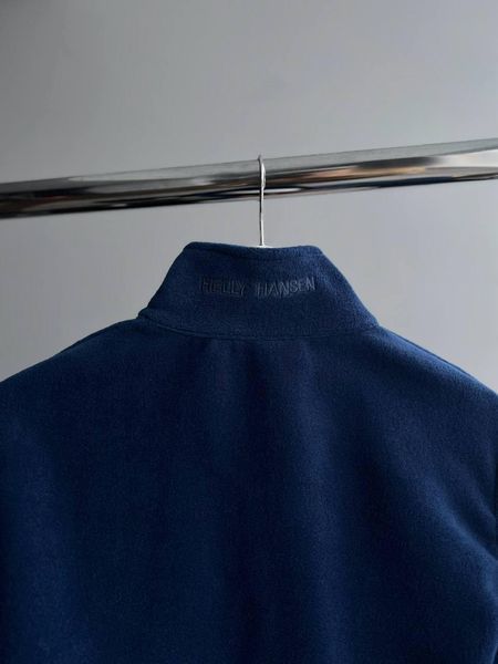 Мужская флисовая кофта Helly Hansen на молнии синяя Флиска без капюшона Хелли Хансен Моло-4M4 фото