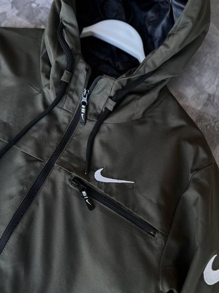 Чоловіча вітровка Nike хакі Куртка Найк із плащової тканини весняна осіння Моло-N-N3 фото