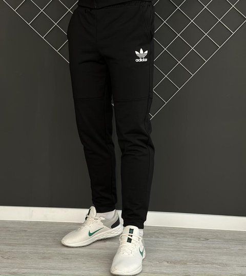 Мужские спортивные штаны Adidas черные Брюки Адидас Rap-RD126 фото