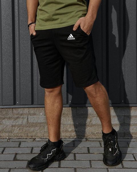 Мужские спортивные шорты Adidas черные трикотажные Адидас Intr-9755217107 фото