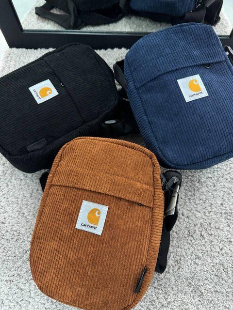 Мессенджер Carhartt кордура черный Сумка через плече Кархарт Cap-0128 фото