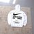Чоловіче худі Nike Big Swoosh біле Толстовка Найк Біг Свуш з капюшоном Ads-386 фото
