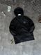 Мужская ветровка Moncler с капюшоном черная Куртка Монклер из плащевки демисезонная Моло-MNC-1 фото 2