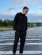 Мужской спортивный костюм Nike на молнии черный Комплект Найк Толстовка Штаны Мой-14 2 фото 5