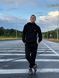 Мужской спортивный костюм Nike на молнии черный Комплект Найк Толстовка Штаны Мой-14 2 фото 2