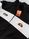 Мужская кофта Ellesse без капюшона черная Олимпийка Элис на молнии Хар-580 фото 2
