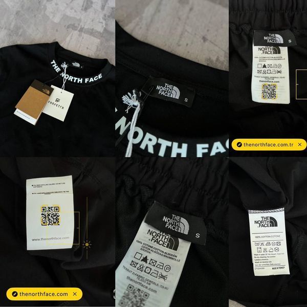 Чоловічий літній костюм The North Face Футболка Шорти чорний Комплект ТНФ Моло-T-NF4 фото