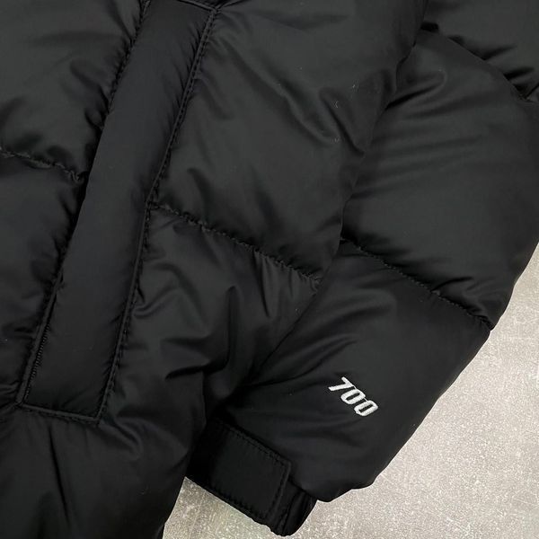 Чоловіча зимова куртка пуховик The North Face оверсайз до -25*С ТНФ чорна Arm-TN12 (коп1) фото