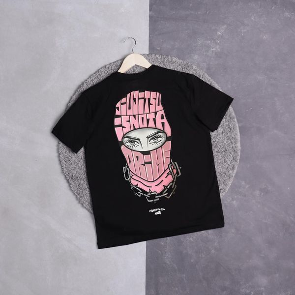 Чоловіча футболка Manto Stomp чорна бавовняна Теніска Манто Стомп Ads-289 фото
