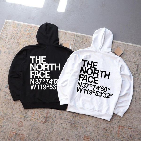 Мужское худи The North Face с принтом белое Толстовка ТНФ с капюшоном Ads-409 фото