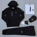 Мужской зимний спортивный костюм Stone Island красный Комплект Стон Айленд Футболка Кепка Хар-287 фото 3