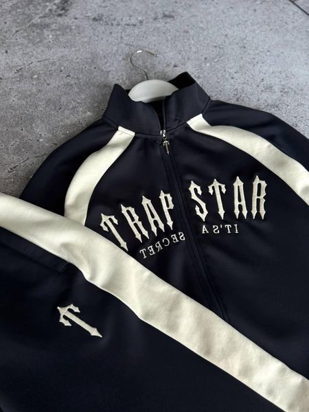 Чоловічий спортивний костюм Trapstar синій з білим Комплект Трапстар Моло-TR/2 фото