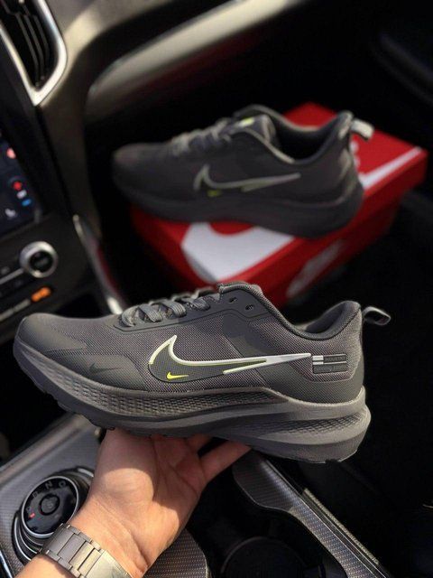 Мужские кроссовки Nike Running ZoomX черные в сетку Найк Зум спортивные Arm-XZ32 фото