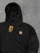 Мужская куртка Carhartt черная Куртка Кархарт легкая с капюшоном Хар-681 фото 3