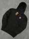 Мужская куртка Carhartt черная Куртка Кархарт легкая с капюшоном Хар-681 фото 2